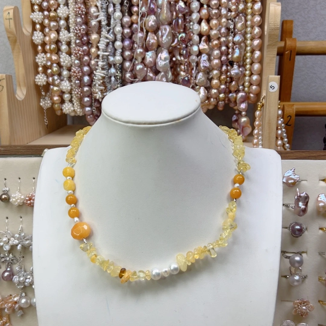 合金手绳淡水珍珠