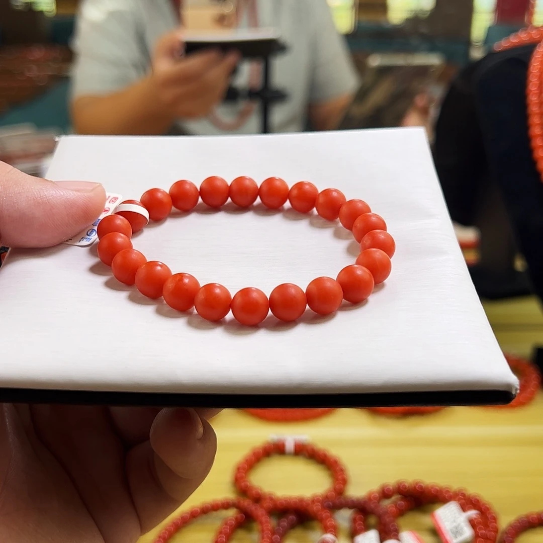 南红玛瑙未镶嵌手链