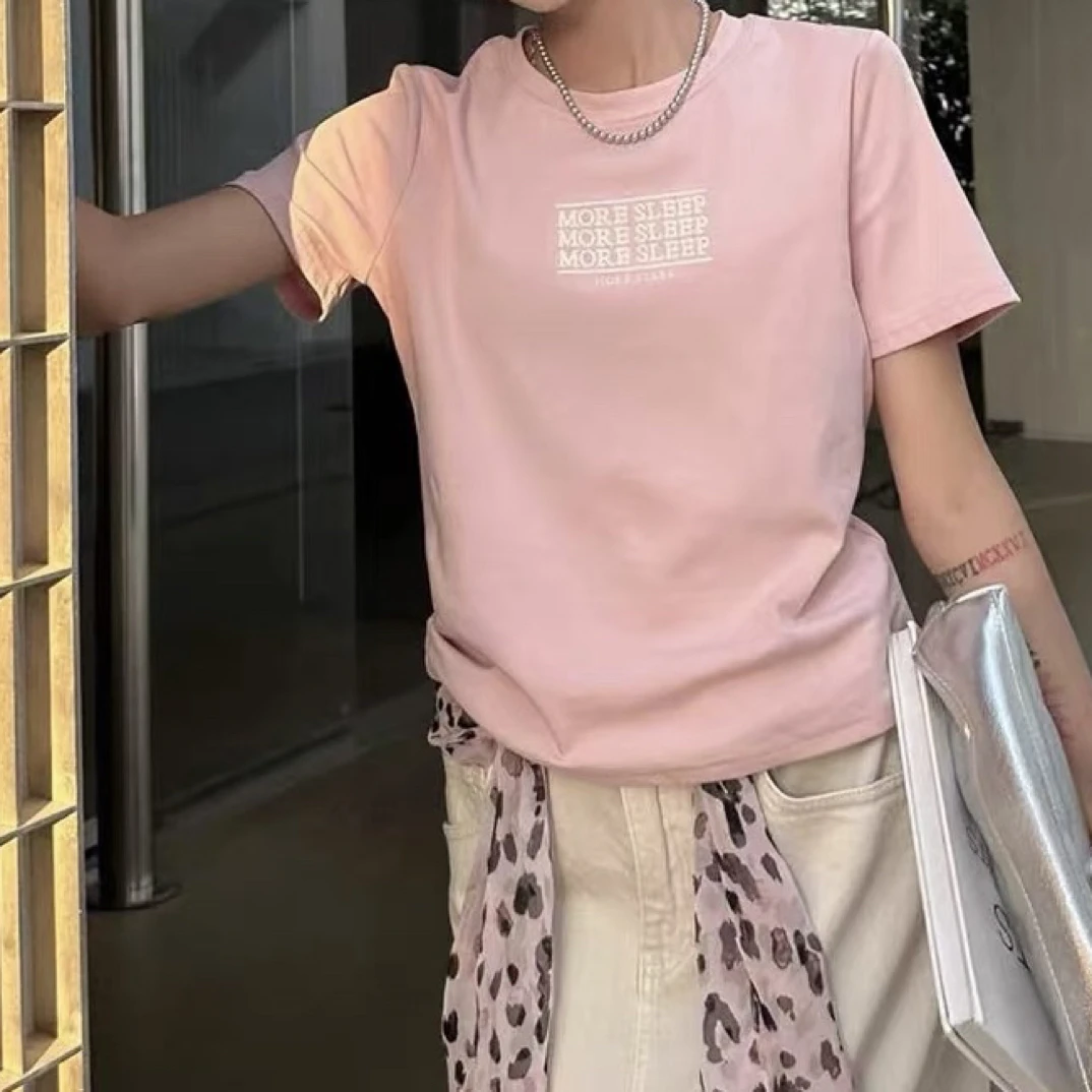 【海南简爱】新款圆领短袖T恤女上衣 0338-2