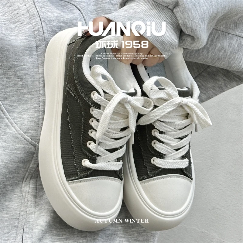 HUANQIU/环球休闲男鞋2025夏季新款透气轻便舒适潮流百搭运动鞋男