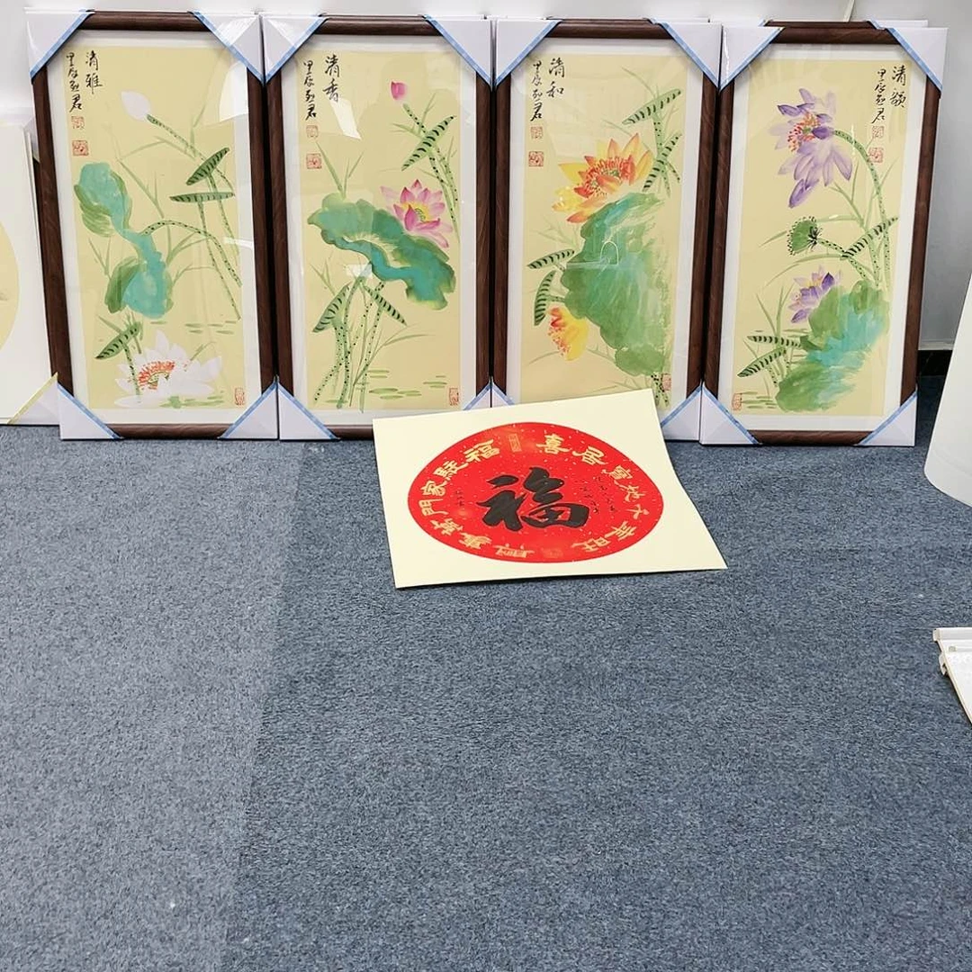 国画咖*手绘作品绘画作品