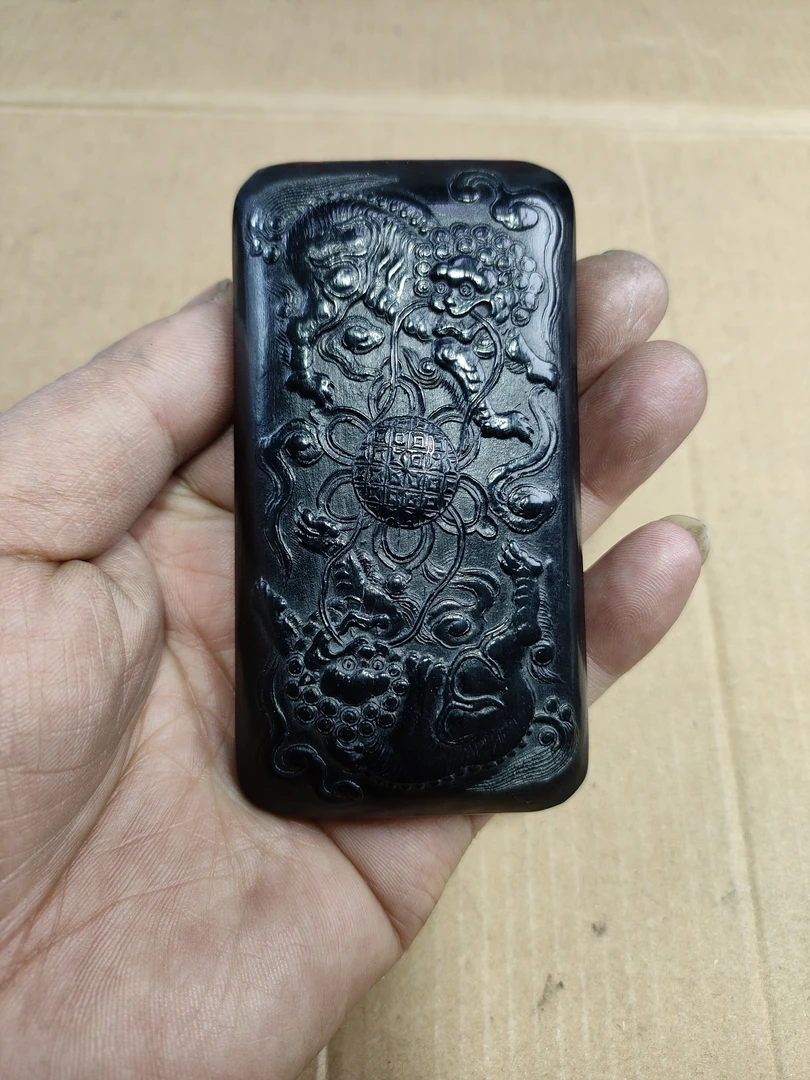徽墨堂曹素功灯盏油烟精品，85克，收藏传世佳品