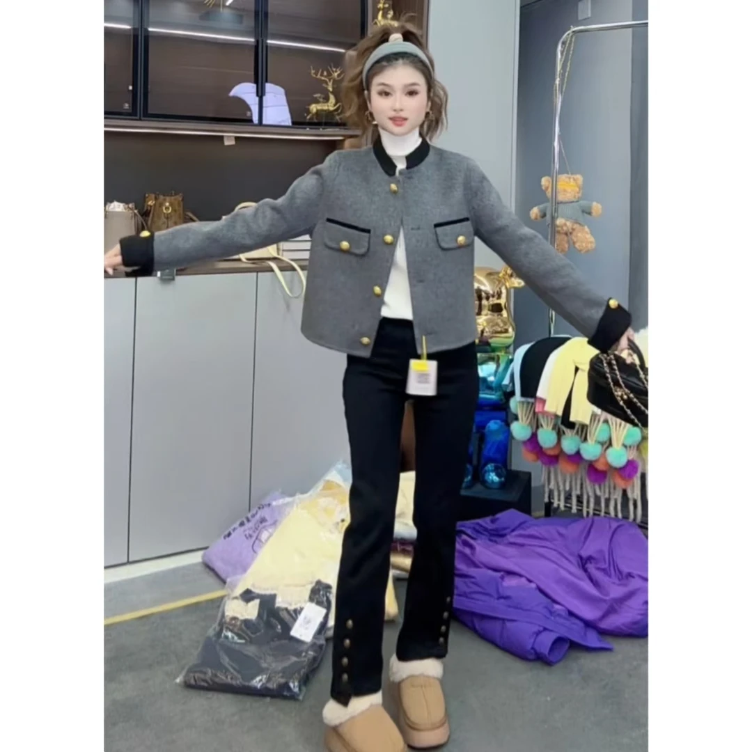 《月月专享》书意穿搭 气质百搭羊毛大衣JBP-Y009