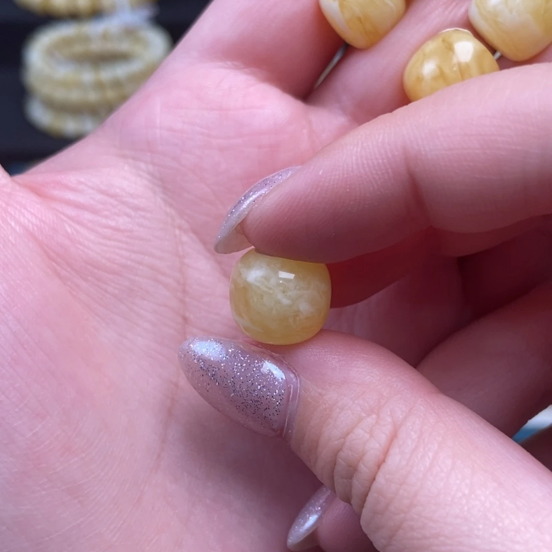 蜜蜡未镶嵌珠宝奇石卡12.6