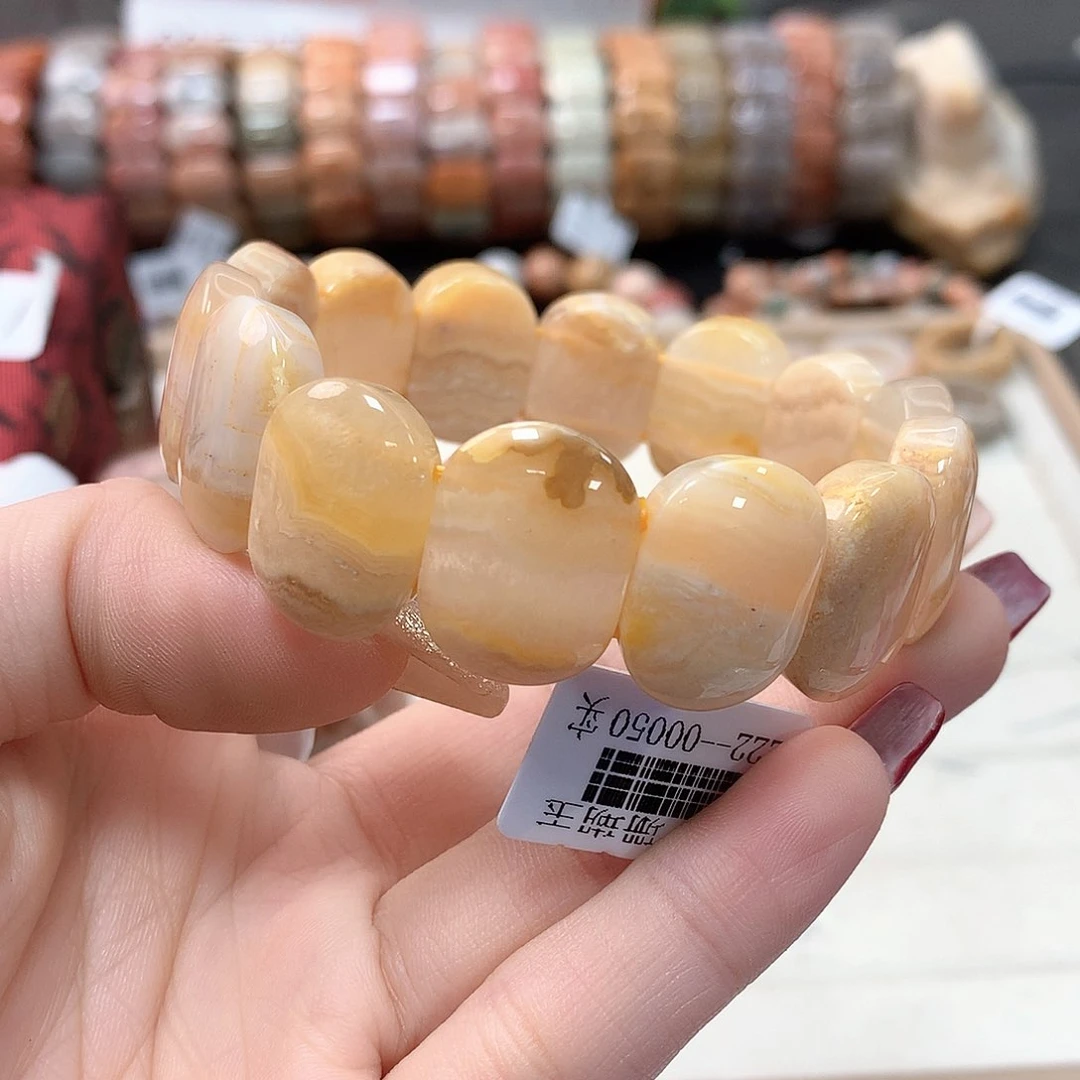 硅化珊瑚（珊瑚玉）手链未镶嵌柒*247