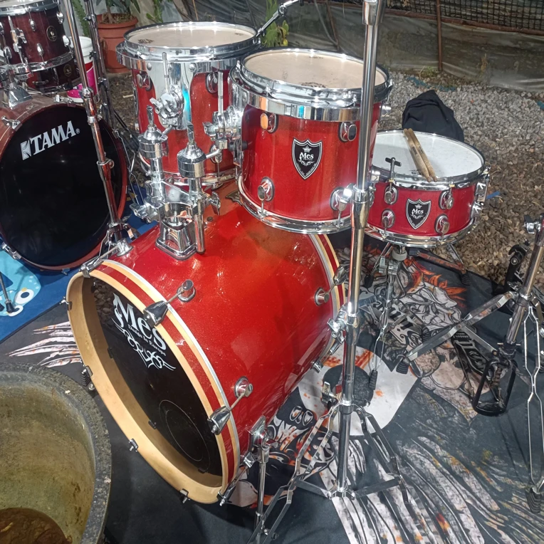 Mes五鼓 入门级架子鼓 带镲片