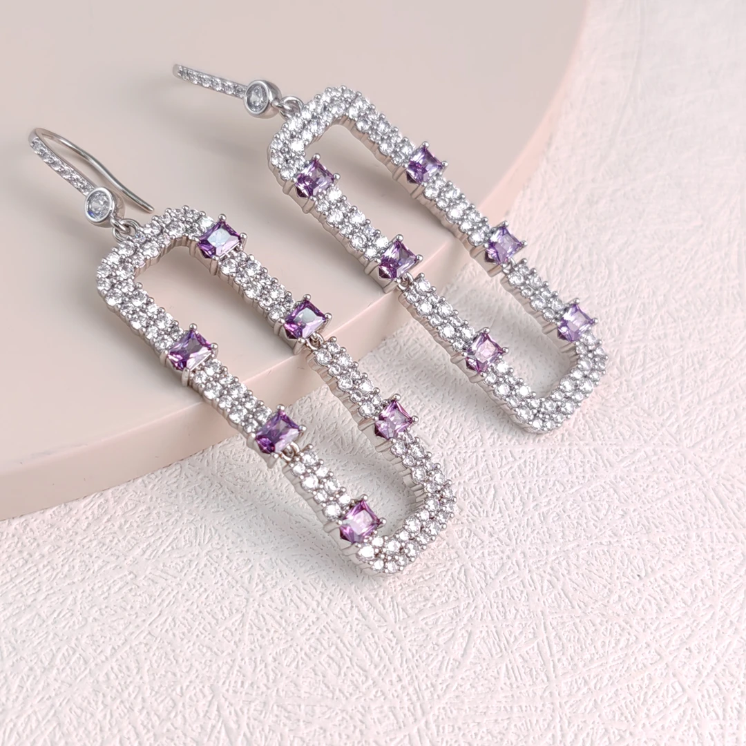 XUPING/旭平首饰 合金合成锆石耳饰 【潘生福利】GD  X000837904