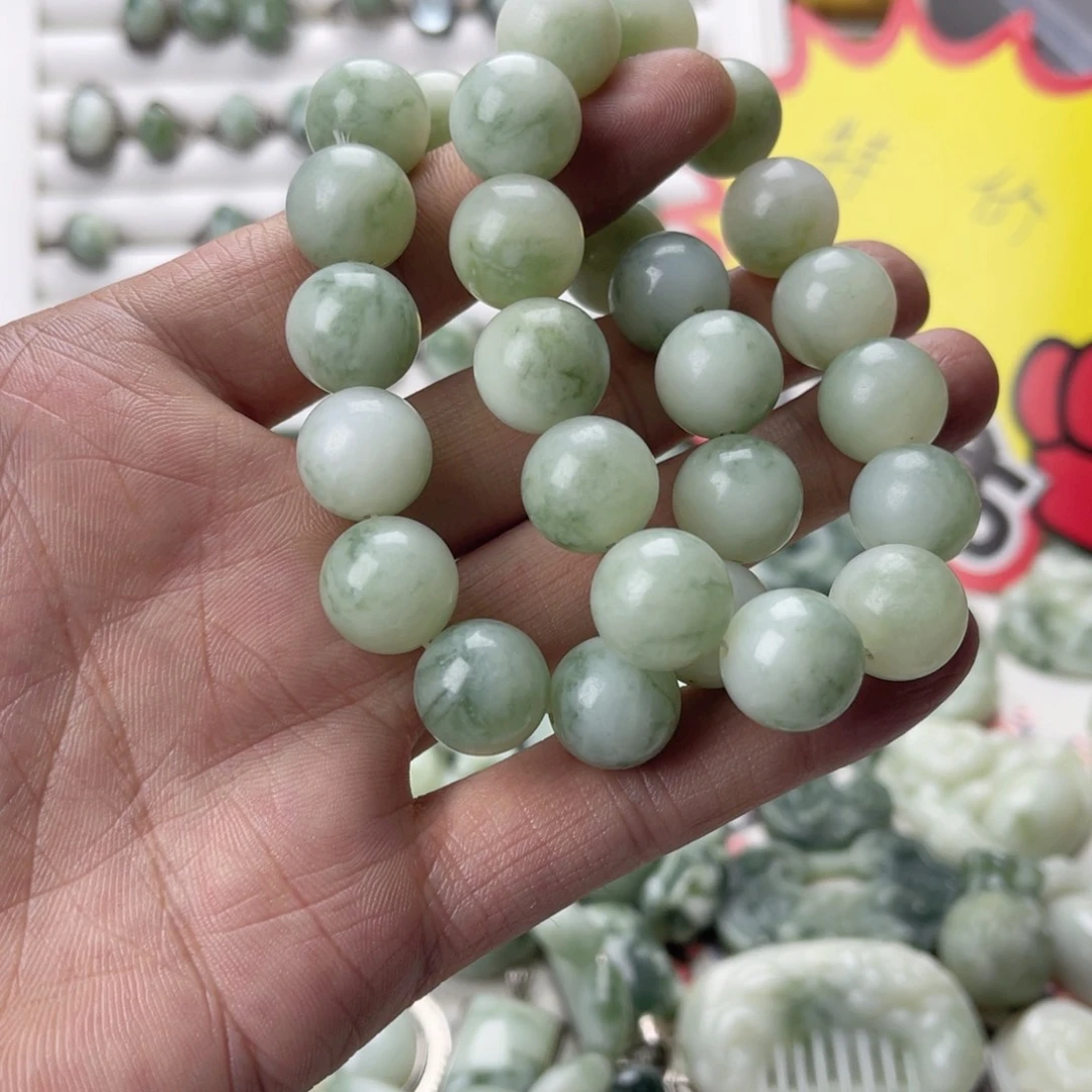 燃***燃未镶嵌蛇纹石玉手串