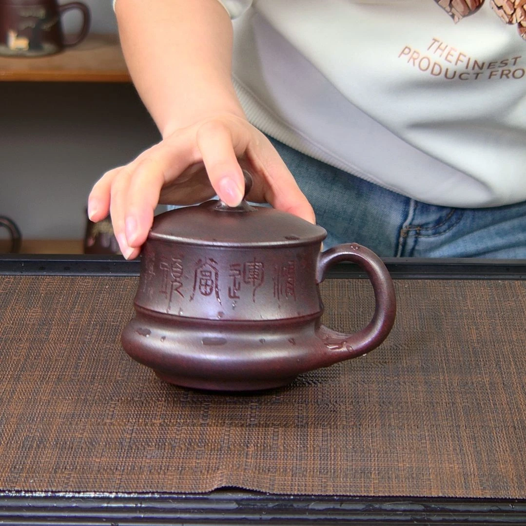 茶杯紫砂高货放漏