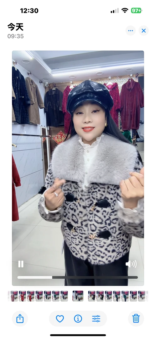 武汉秋雪世佳时尚大码女装批发环保貂时尚保暖不桃年龄不桃身材