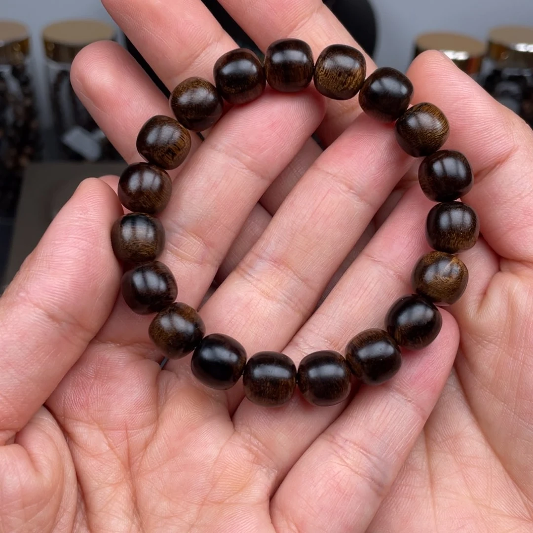 手串沉香妈**呀越南芽庄黄棋楠1.0瘤疤