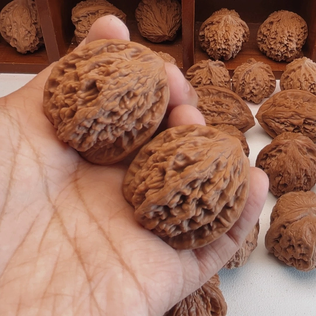 吊坠文玩核桃39麦穗虎头全品