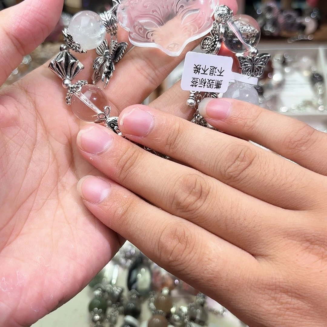 水晶手链合金曼*贝水晶