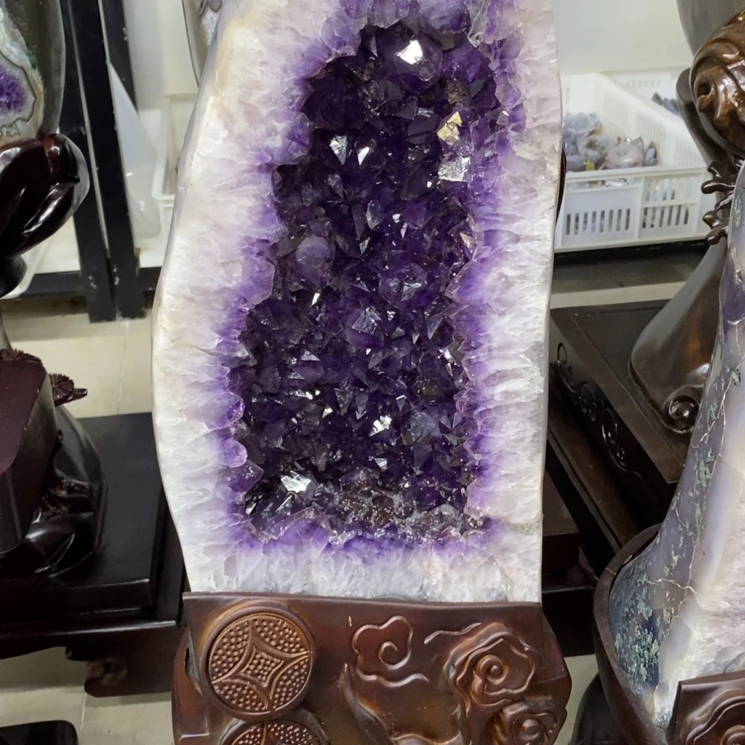 大型摆件（非配饰）紫晶未镶嵌小葛
