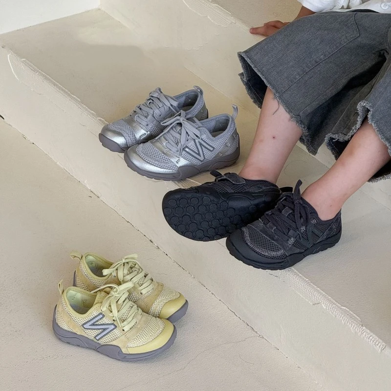 2025秋季新款儿童运动鞋休闲鞋板鞋赤足鞋中大童