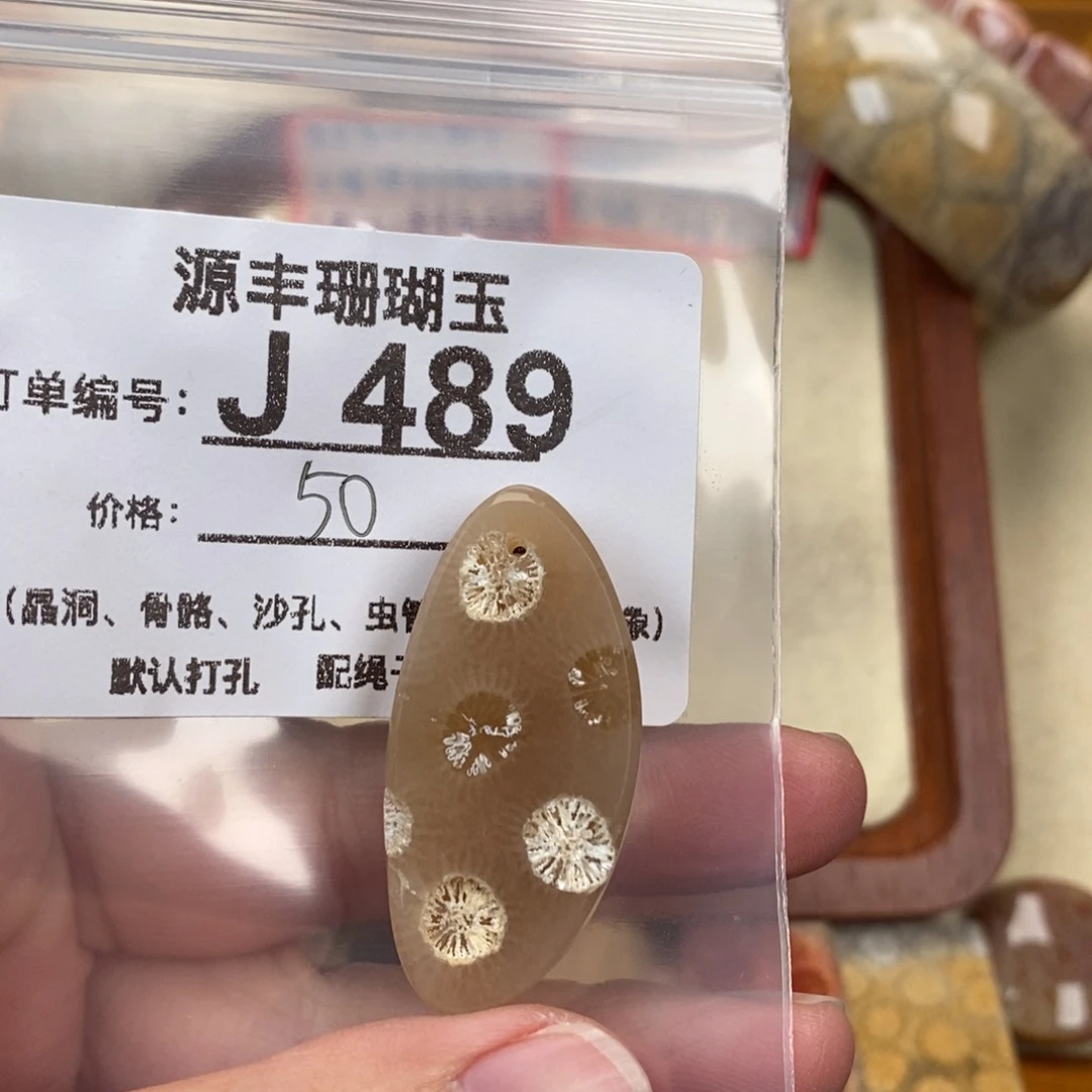 硅化玉颈饰未镶嵌青****辛