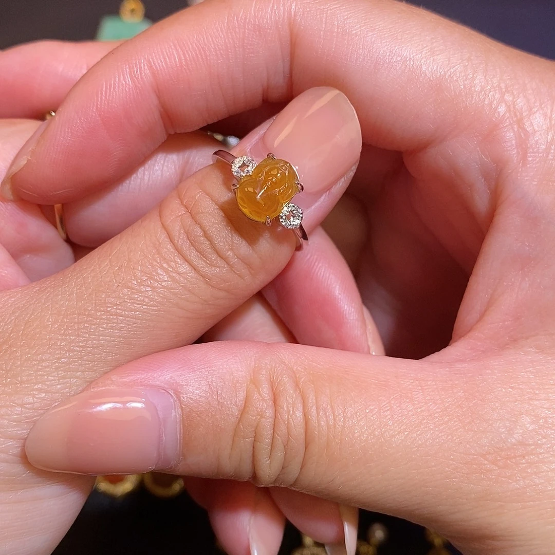 翡翠银S925镶嵌颈饰