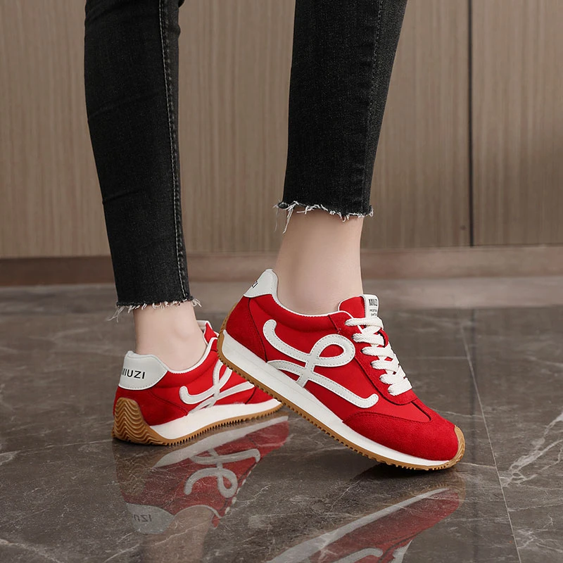 德训透气拼色夏季休闲布鞋百搭运动鞋春季鞋子女款爆款2025新款