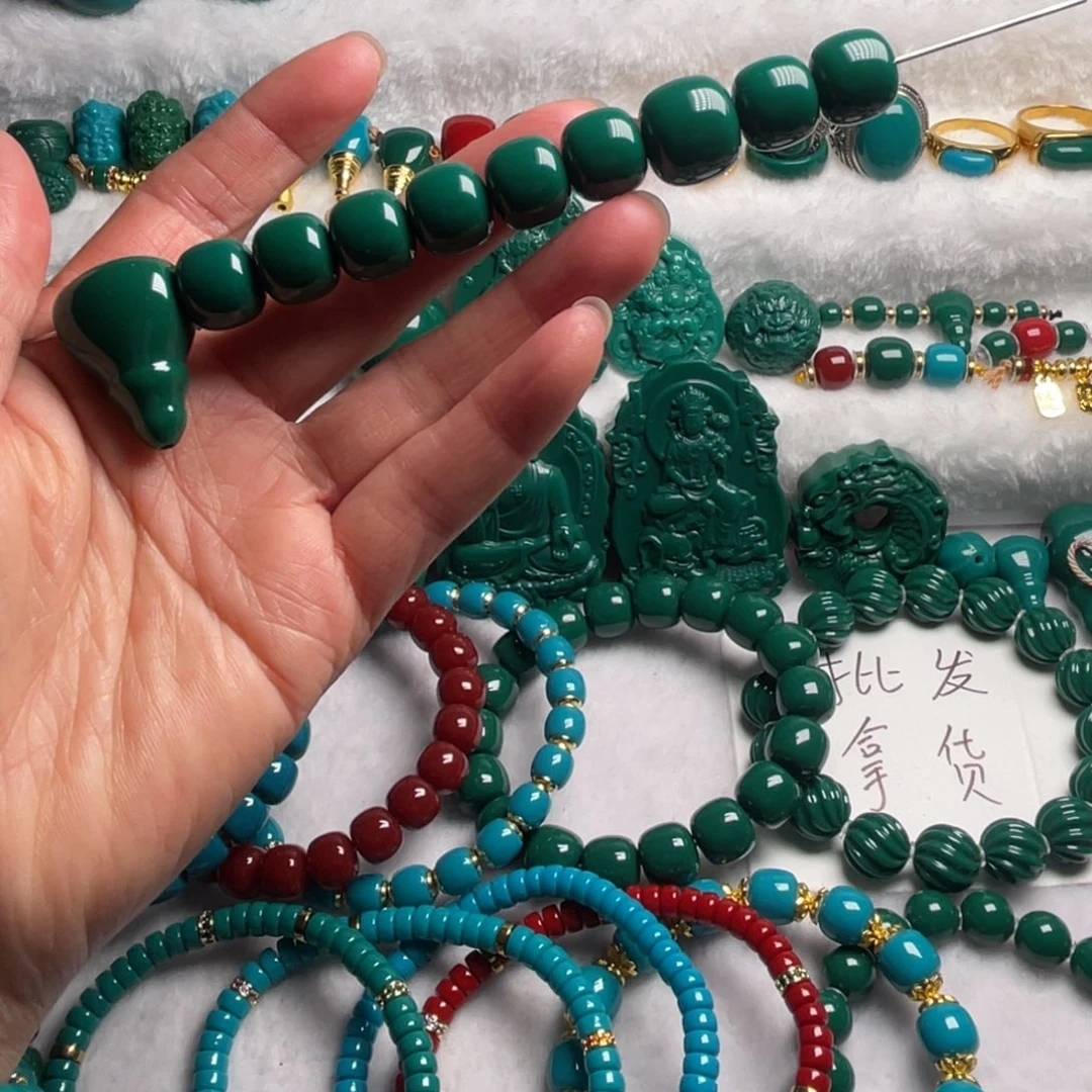 石材简*卡12老油绿套装