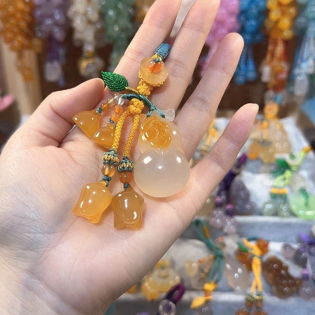 玛瑙/玉髓挂件福利款未镶嵌霜***度