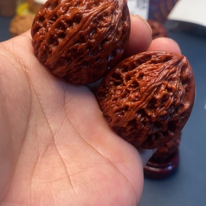 文玩核桃把件南江石6