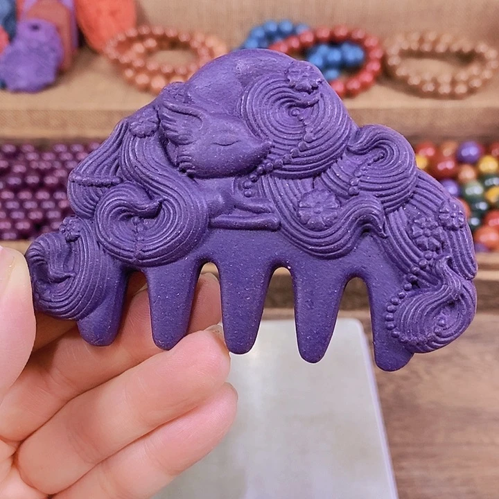 【紫气东来按摩梳】非遗古法合香梳