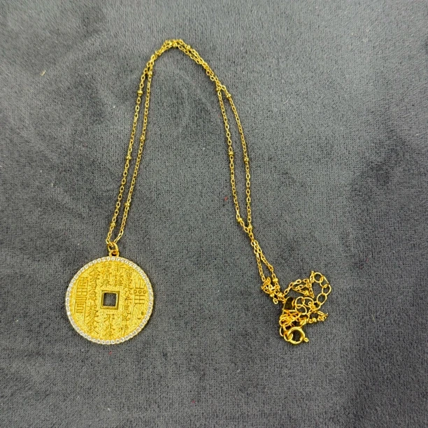 坠链均925银 银制山鬼吊坠-3452