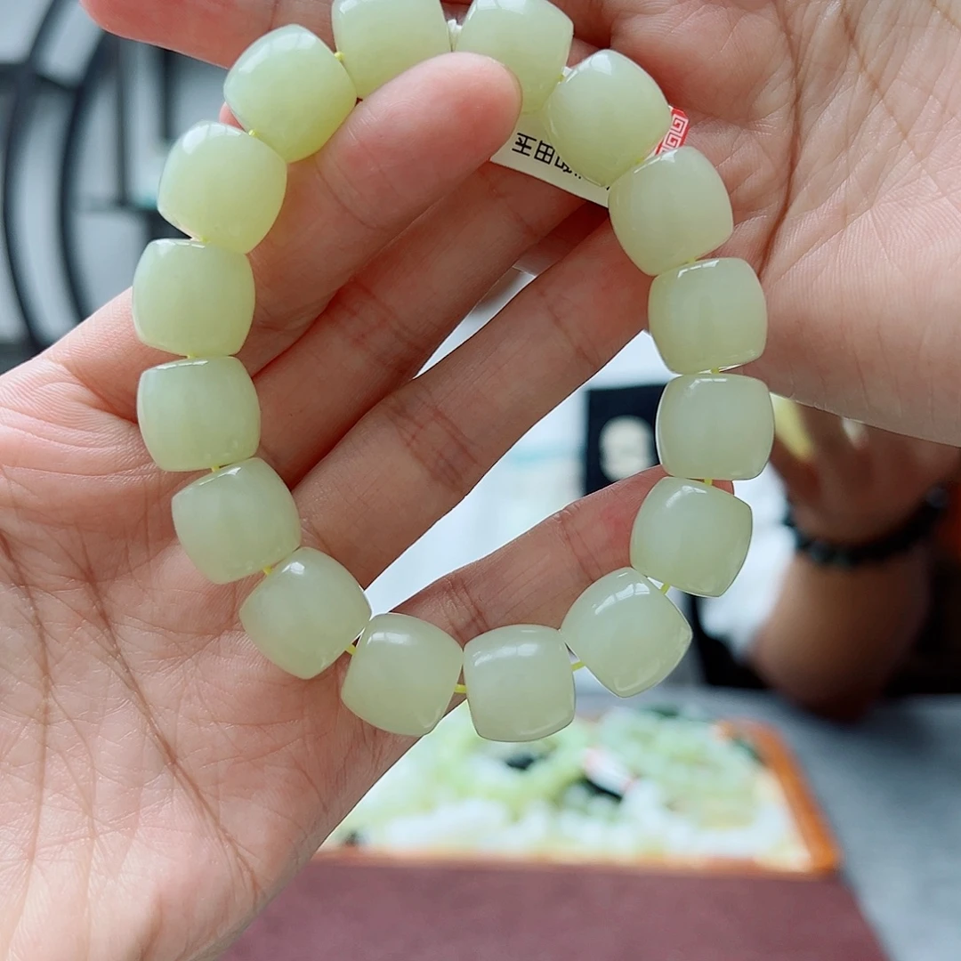 未镶嵌手链和田玉14黄口