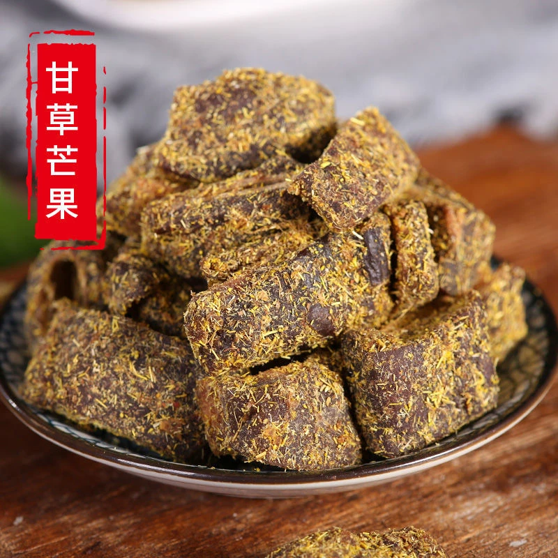 甘草芒果干九制芒果粒酸甜蜜饯果脯果干开胃休闲怀旧零食