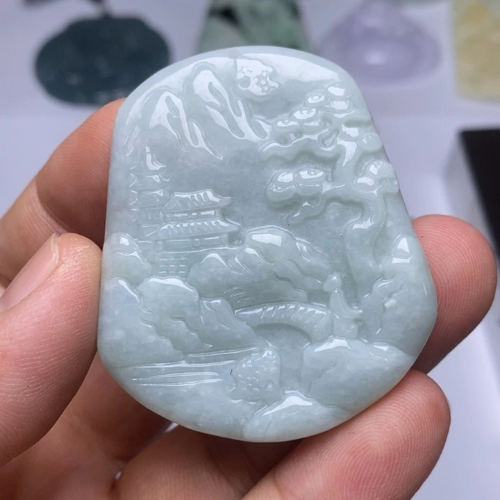 颈饰未镶嵌翡翠翡翠