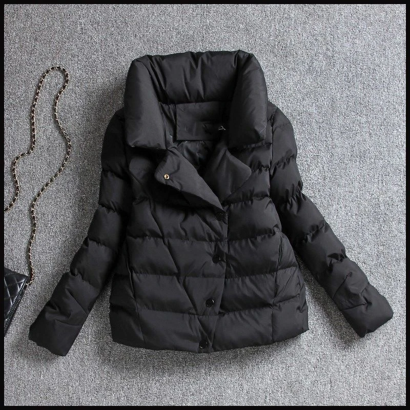 冬季棉服女潮短款2025新款韩版立领加厚小个子棉衣外套显瘦小棉袄