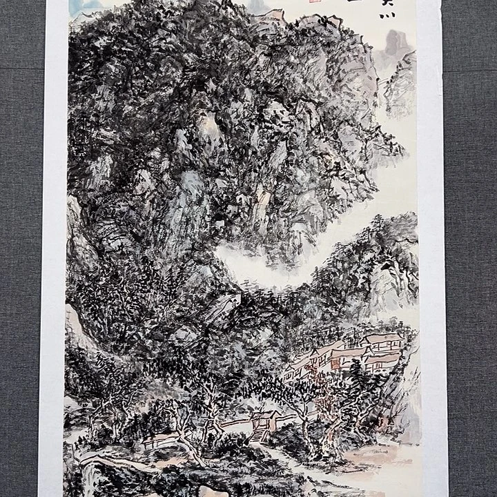 国画书画作品多次