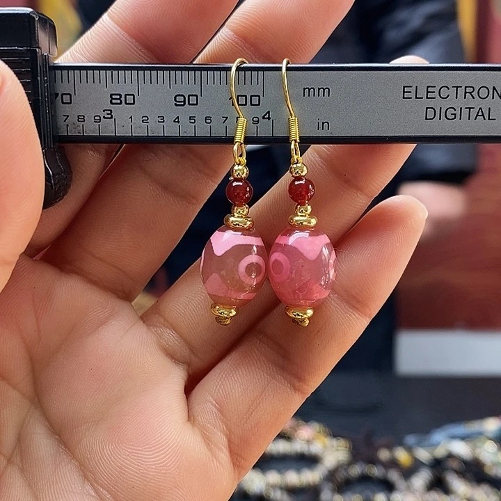 玛瑙/玉髓合金颈饰