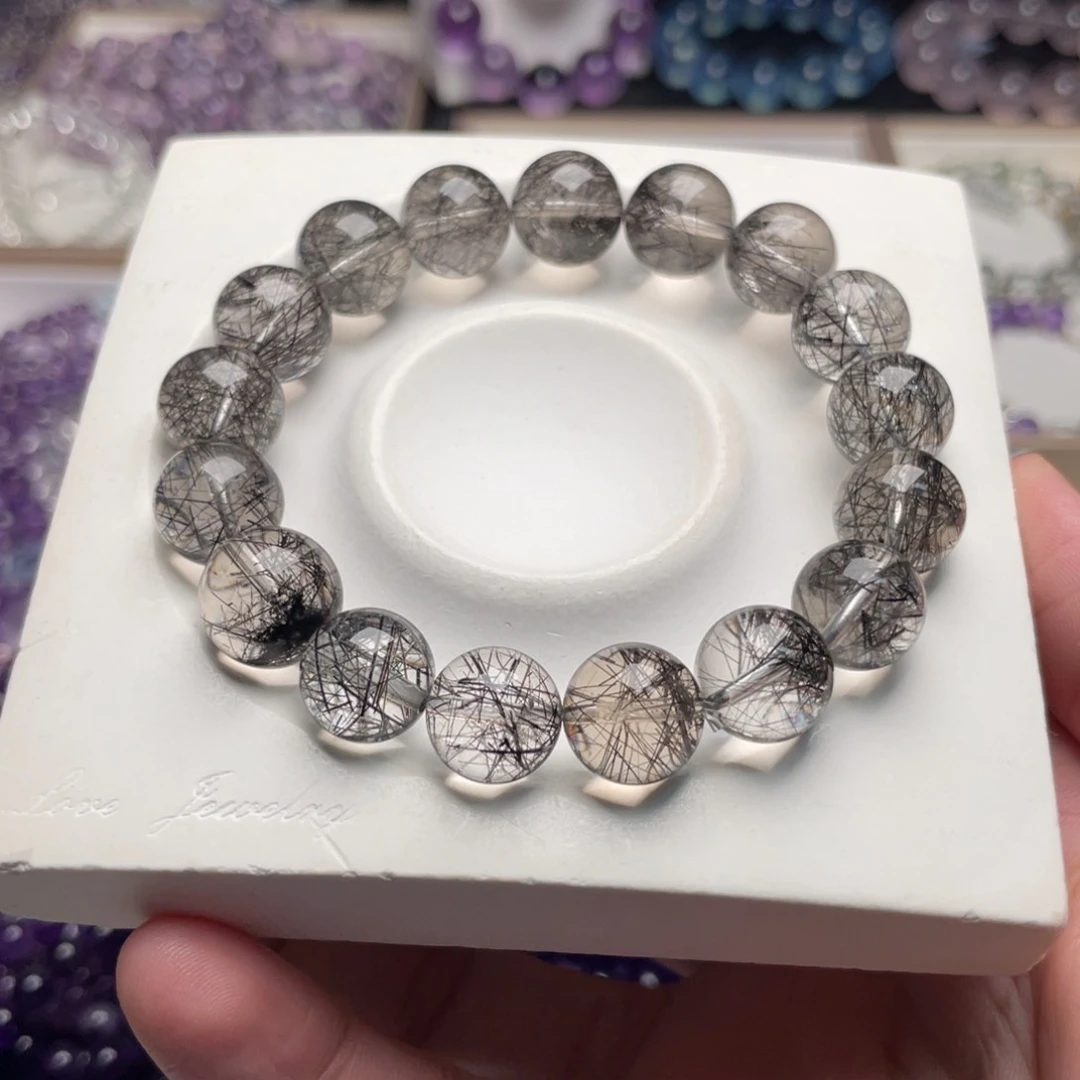 水晶手串未镶嵌12M黑发