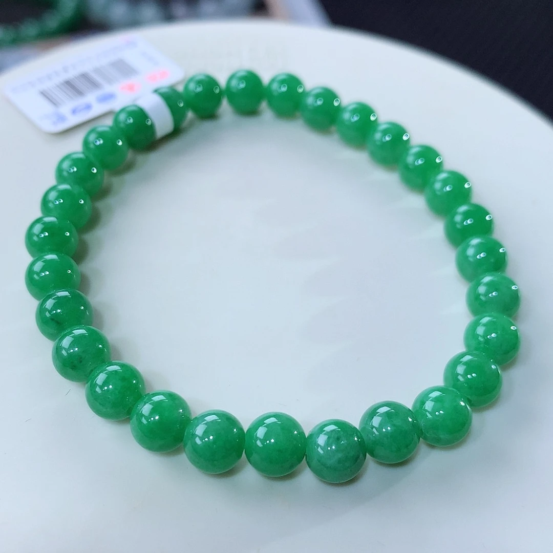 未镶嵌手串翡翠翡翠卡6.5