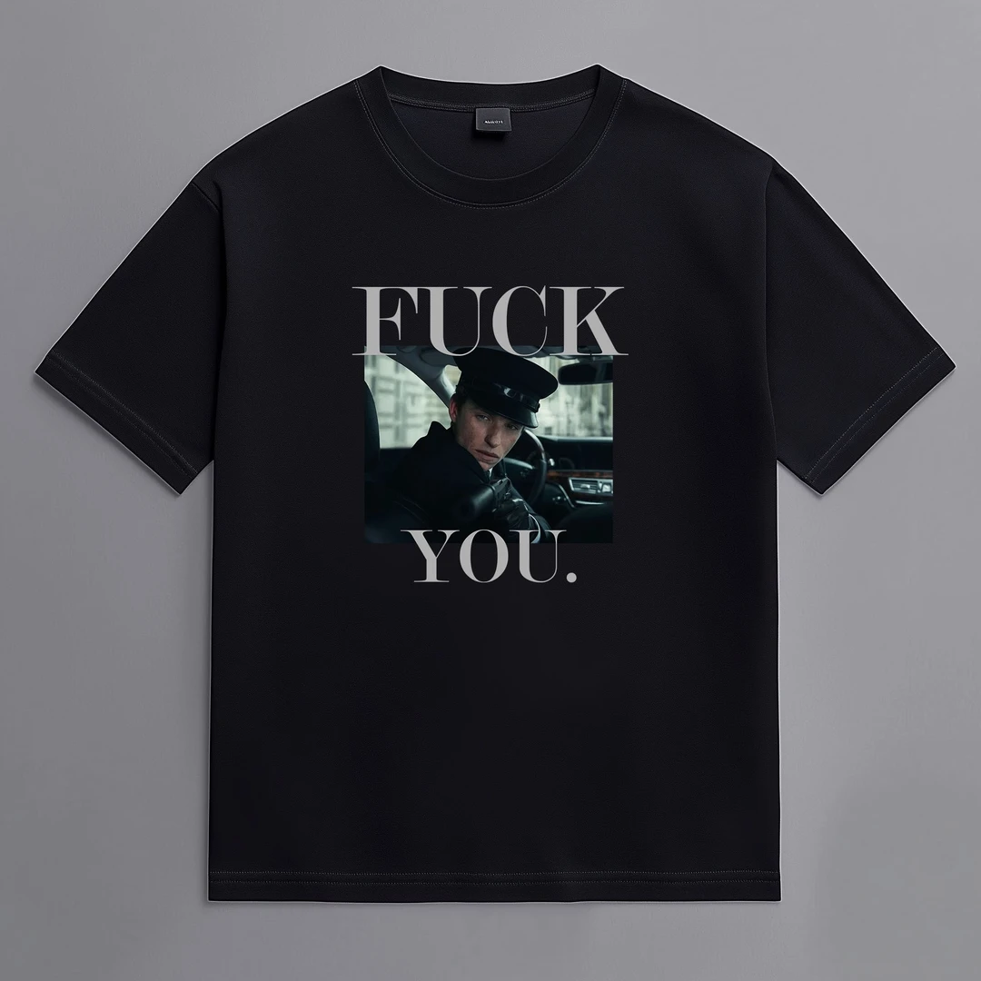 《豺狼的日子》追尾款这一块英式休闲短袖纯棉夏季艺术男士百搭街头