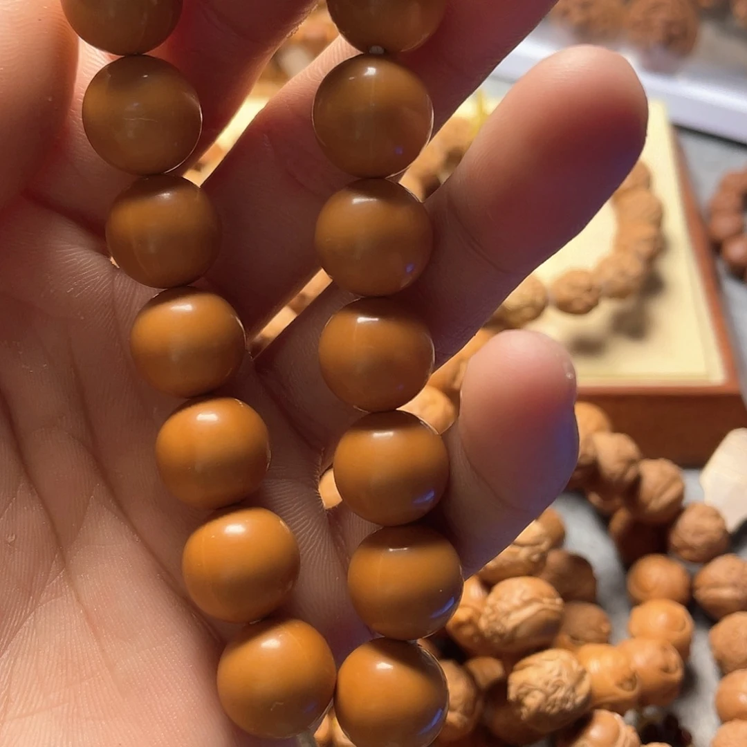 猴头核桃雕刻光珠