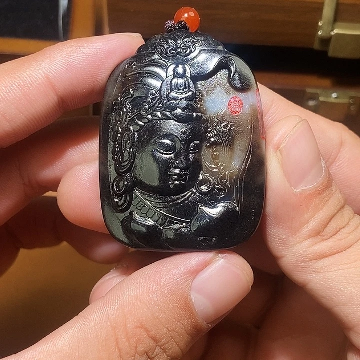 和田玉未镶嵌颈饰HX