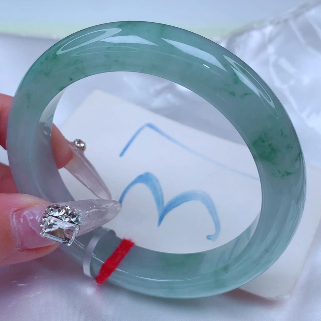 翡翠手镯未镶嵌天然缅甸翡翠A货手镯