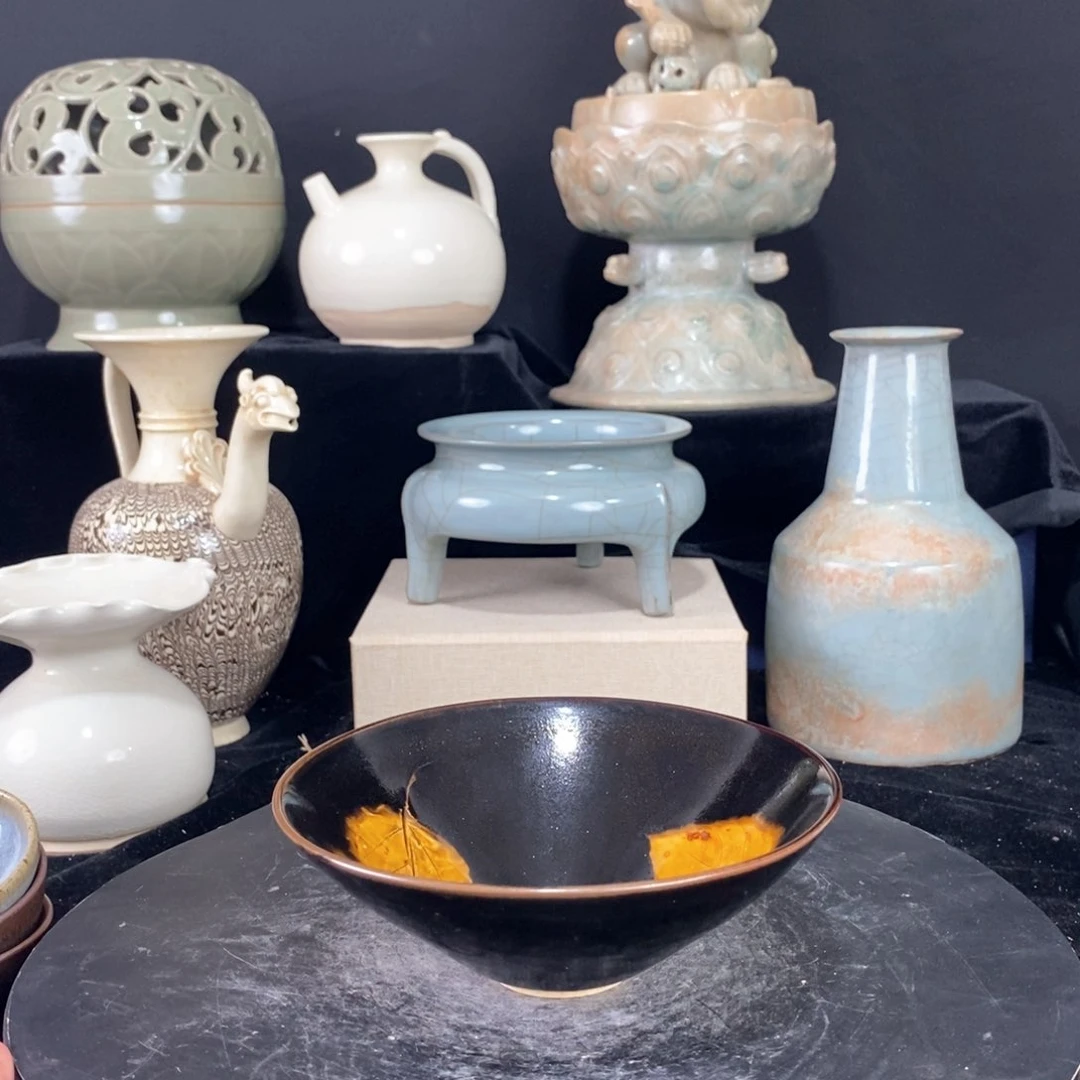 摆件幽*吉州窑瓷器瓷器