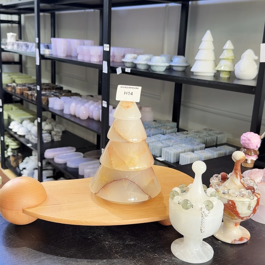 大理石H14红花冰玉圣诞树