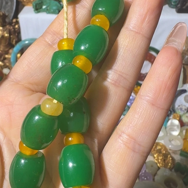 痴***1玛瑙/玉髓合金颈饰