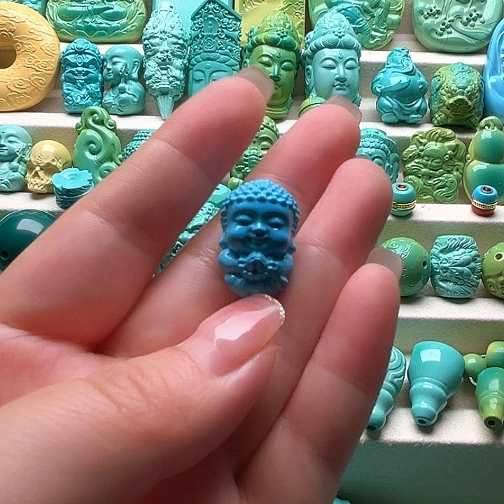 精工雕刻宝宝佛蓝