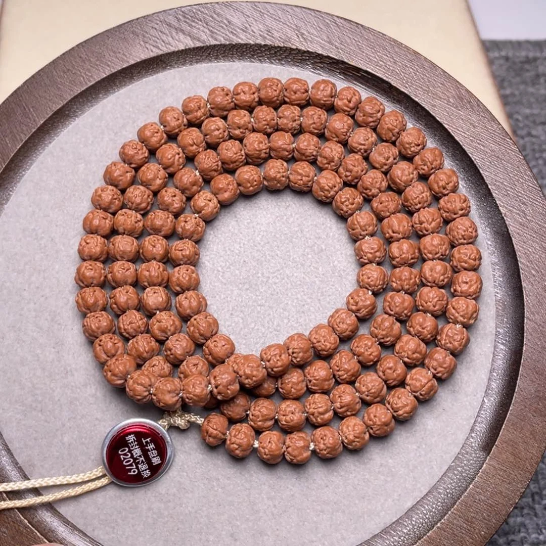 手串金刚菩提冬**花梅朵头货佛手108尺寸7.2