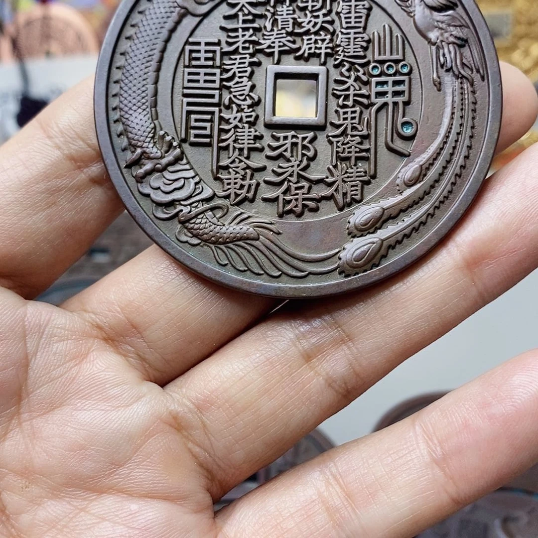 胖***电铜现代仿制工艺文创铜币