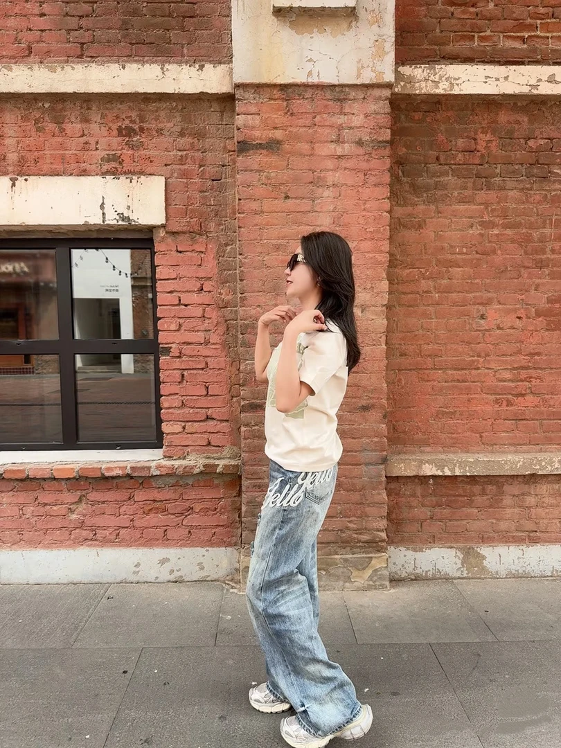 25年新款前身大战吗女T恤B-018