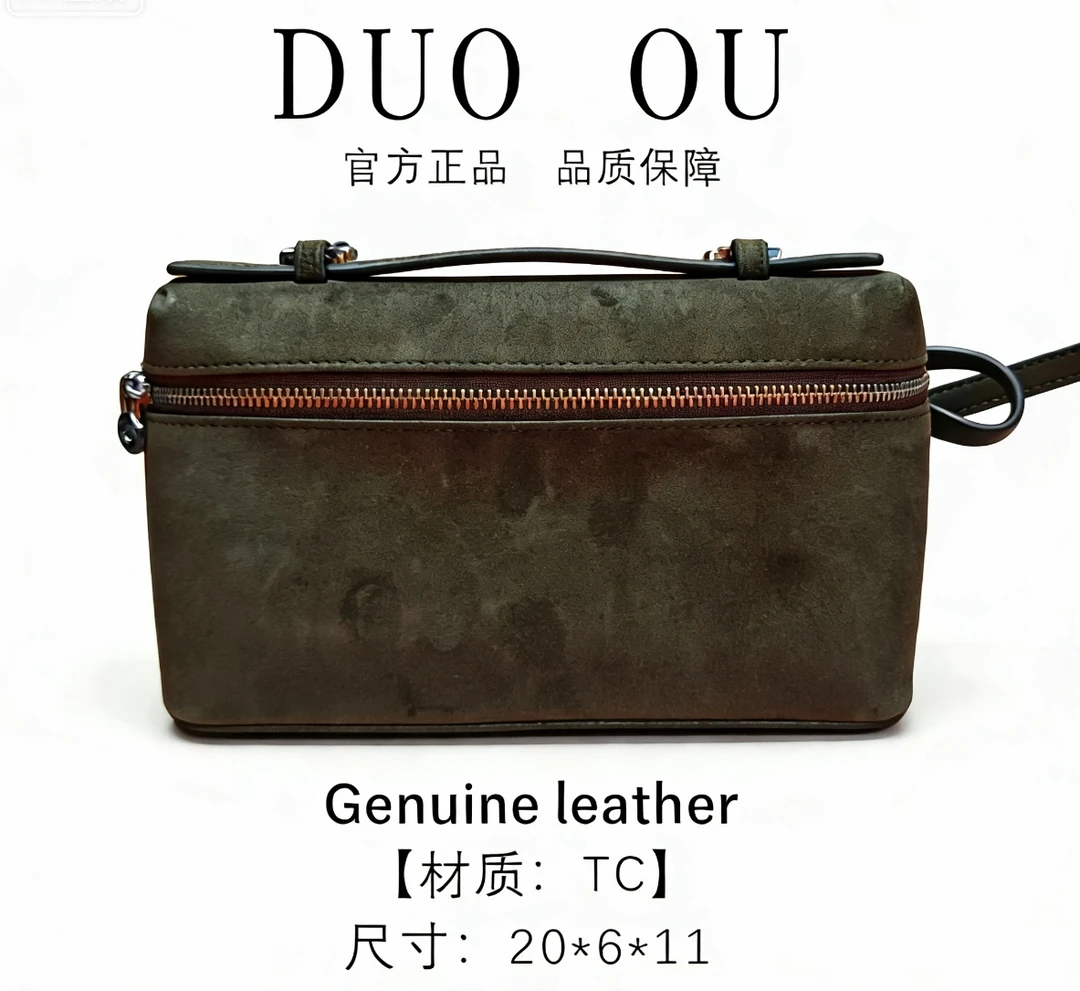 DUO OU【26.5cm泰迪色银扣】进口牛皮休闲 百搭 30088