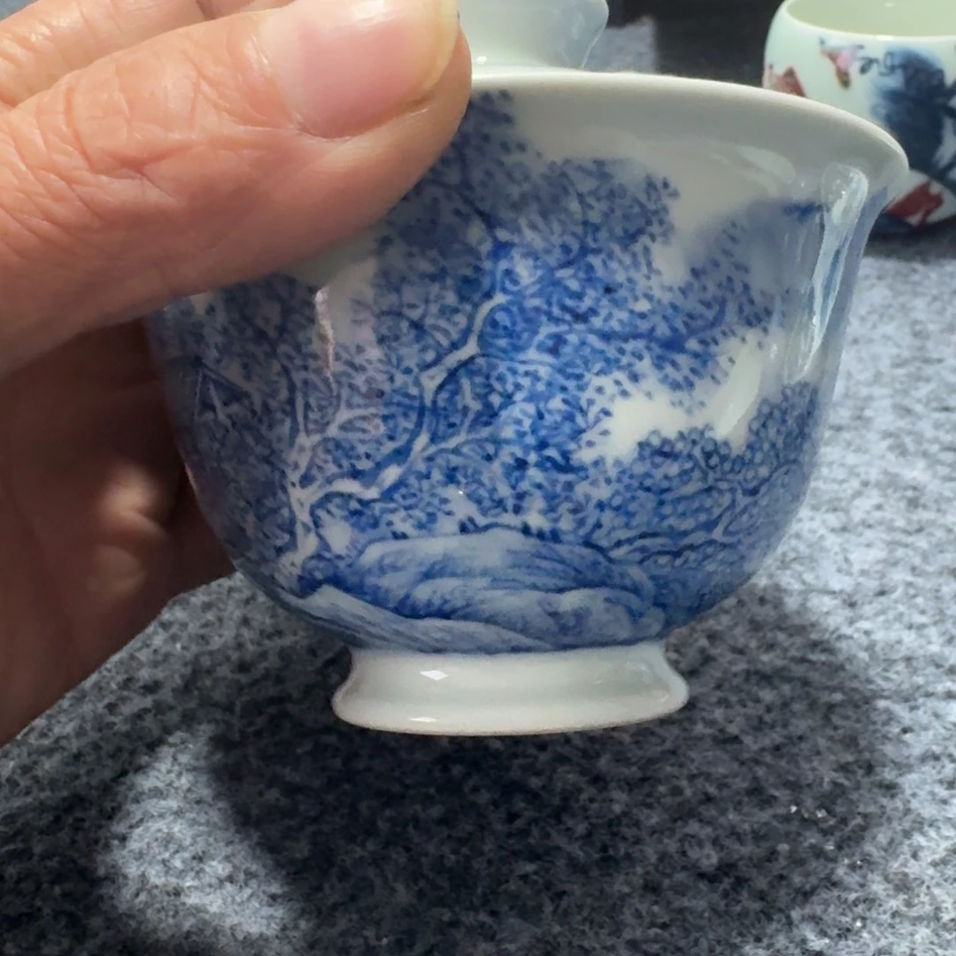 五***身现代景德镇陶瓷手绘茶具