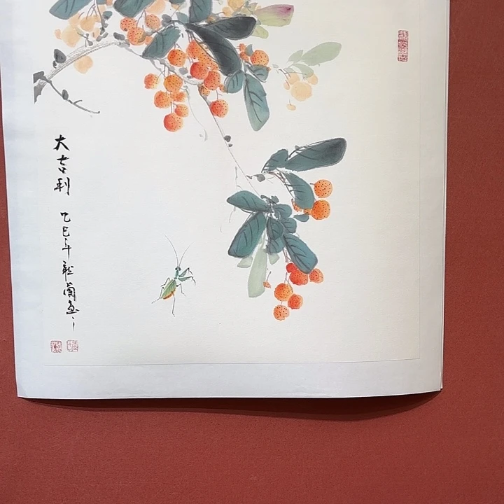 国画听兰老师花鸟