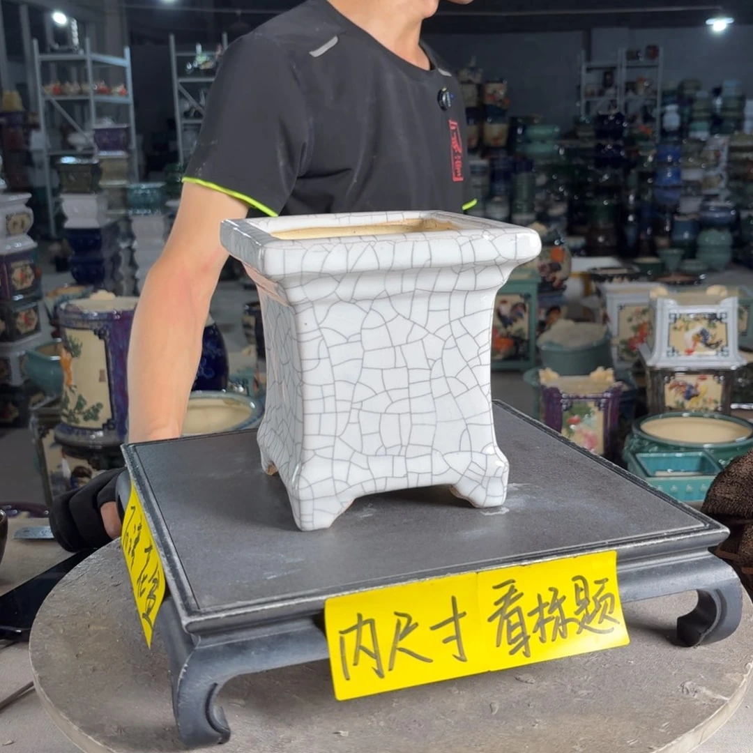 一风堂石湾花盆 内12*14